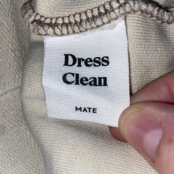 Mate the label Women's Endeavor Pioneer Terry Hoodie M/L Bone Activewear Lounge - Picture 7 of 8